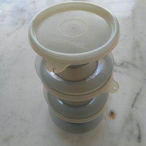 COPY - Vintage Tupperware Pedestal Dessert Cups with Lids